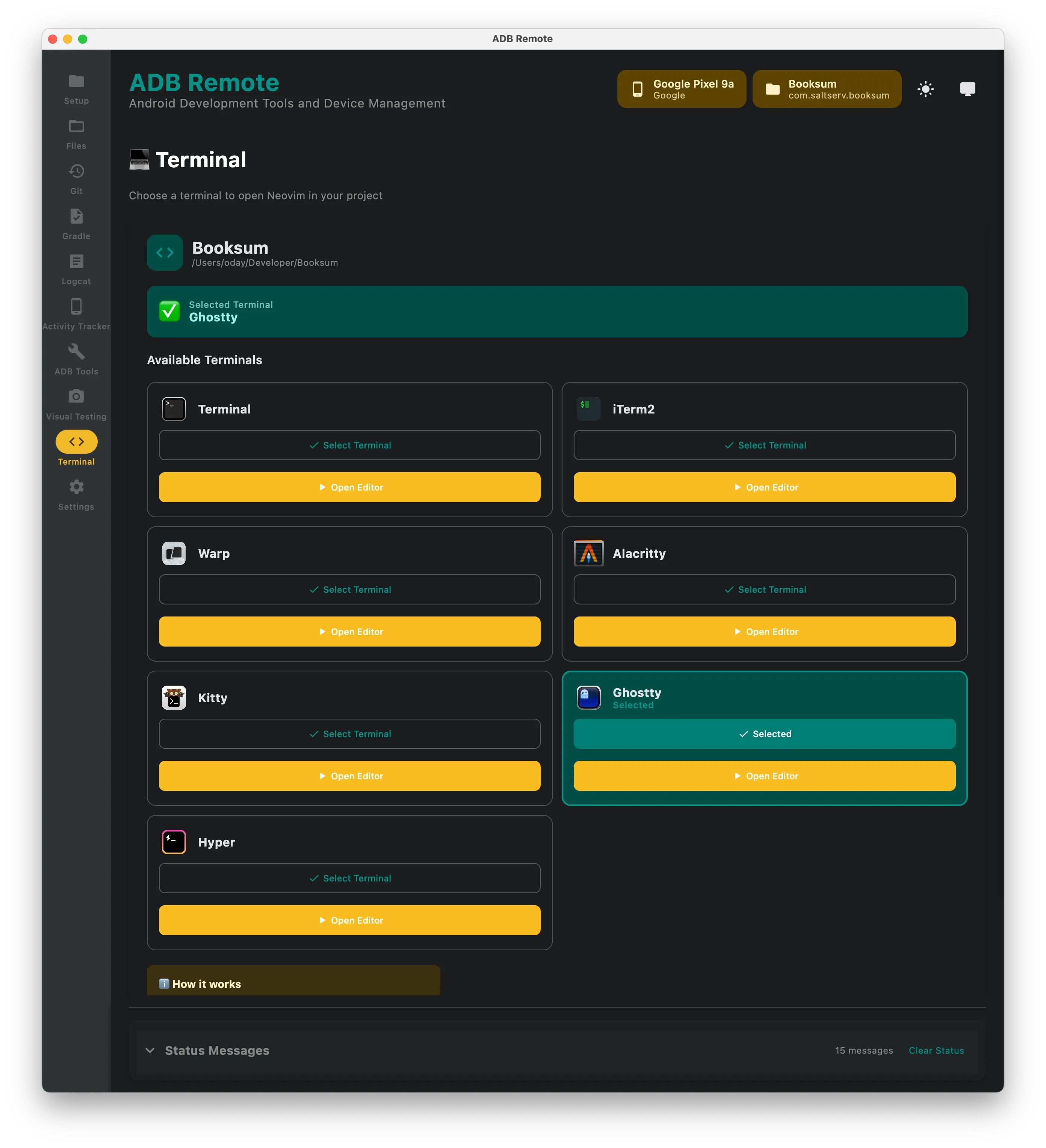 ADB Remote Terminals