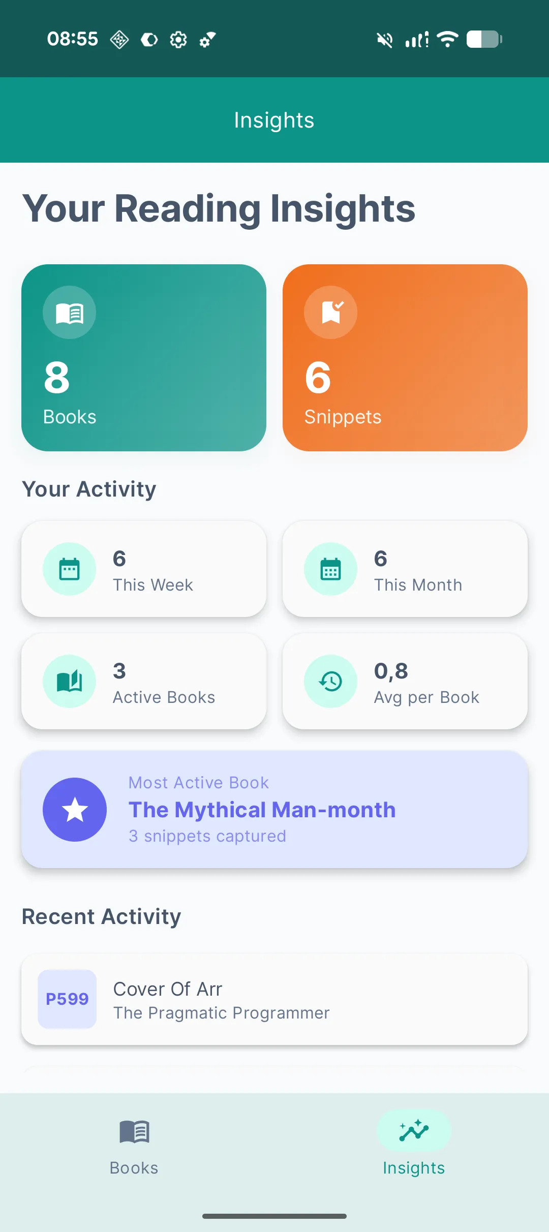 Booksum Reading Insights