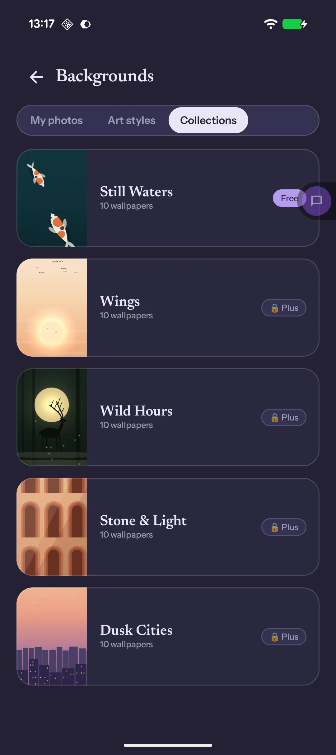 Mantra collections of illustrated backgrounds